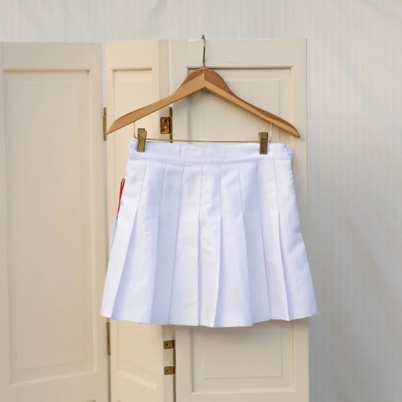 American Apparel White Tennis Skirt - Picture 1 of 5
